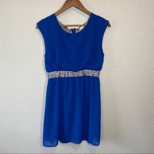 Francescas |‎ Snake Skin Accent Dress